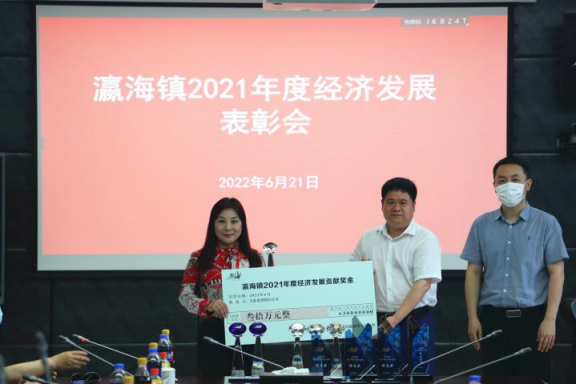 助力经济发展，凯发·k8国际(中国)首页登录
股份公司获瀛海镇经济发展三项大奖